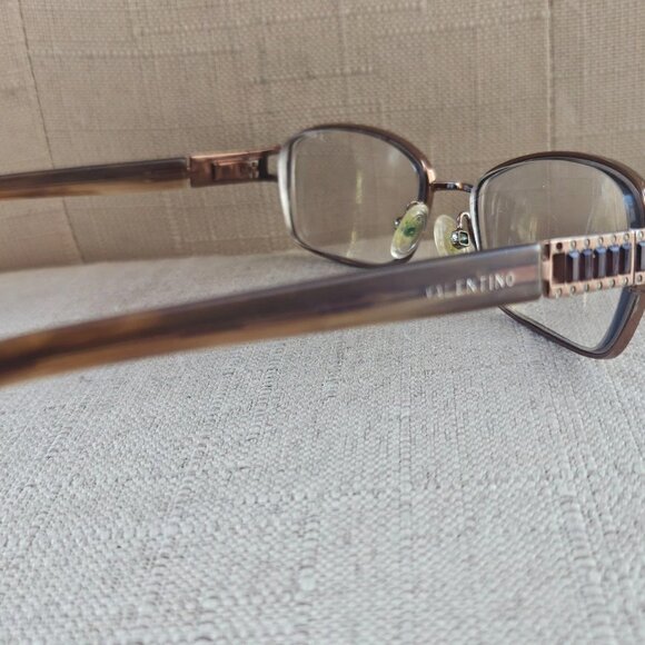 Valentino Women Glasses Frame Brown Tone Eyeglasses 52[]16 135 Eyewear main image 12